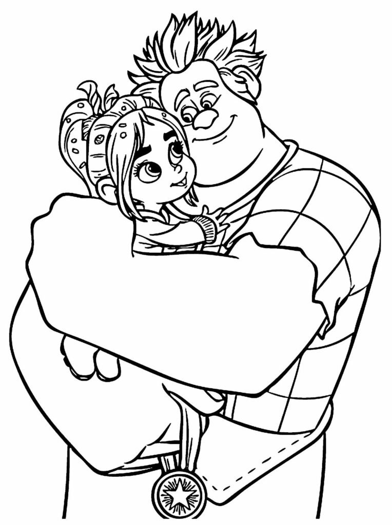 desenhos de detona ralph para colorir 1