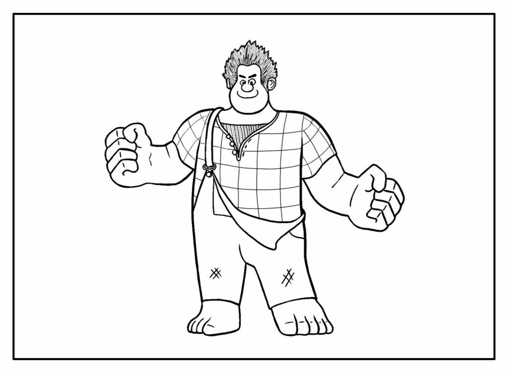 desenhos de detona ralph para colorir 12