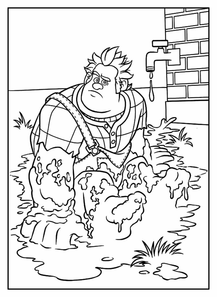 desenhos de detona ralph para colorir 24