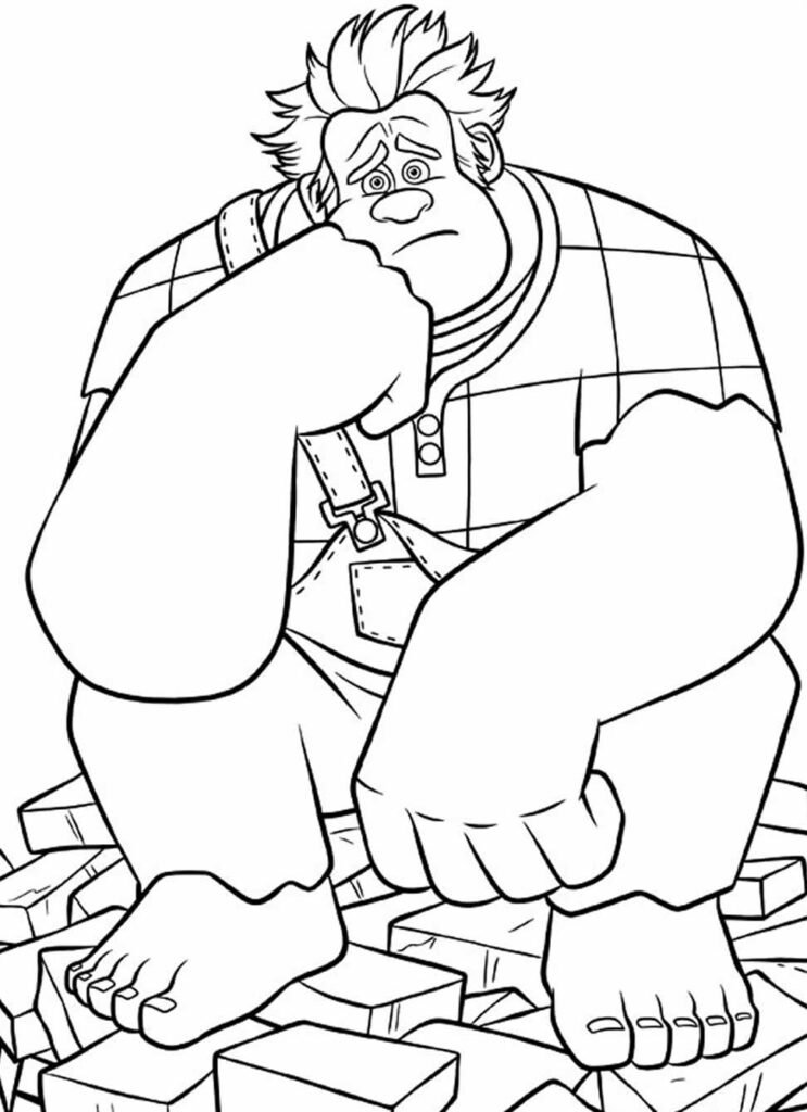 desenhos de detona ralph para colorir 3