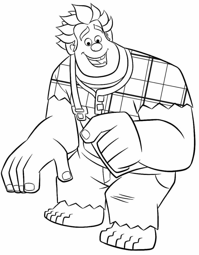 desenhos de detona ralph para colorir 4