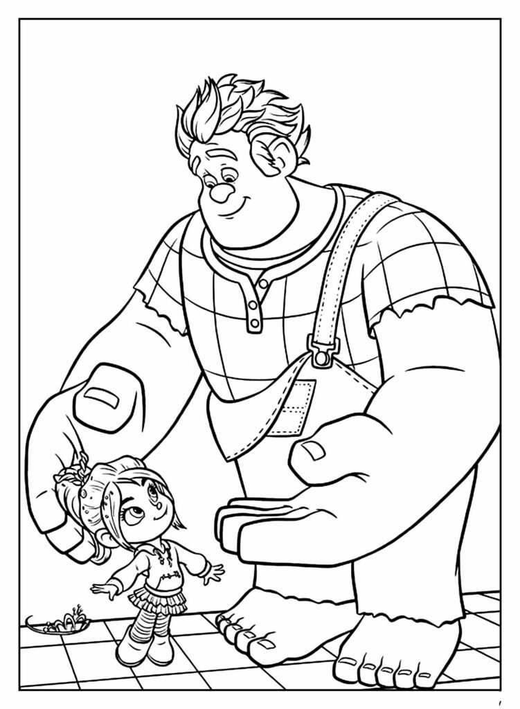 desenhos de detona ralph para colorir 80