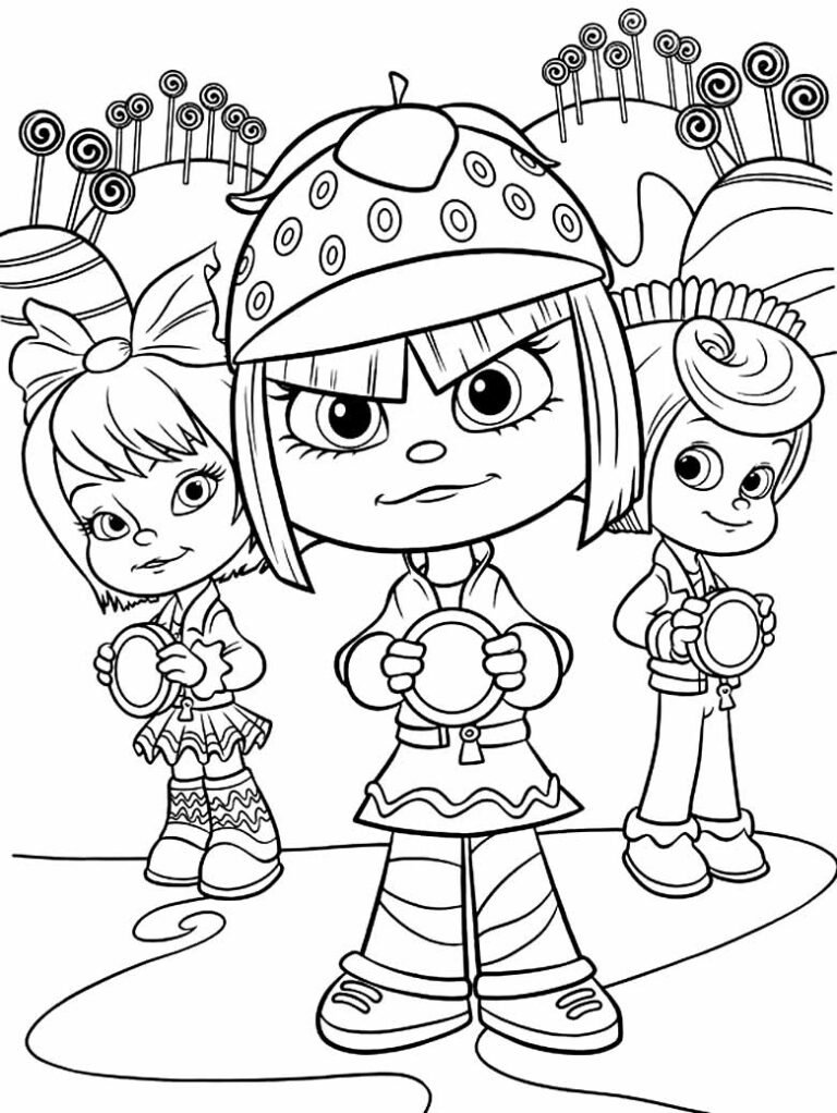 Desenhos do Detona Ralph para Colorir e Imprimir