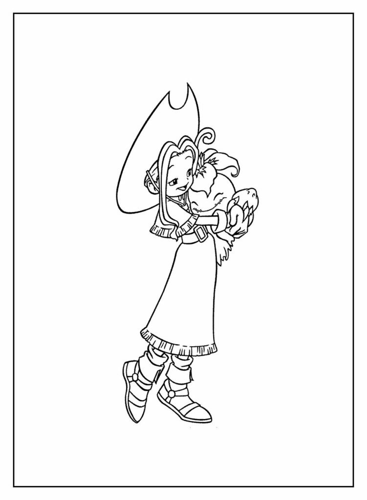 desenhos de digimon para colorir 20 751x1024 1
