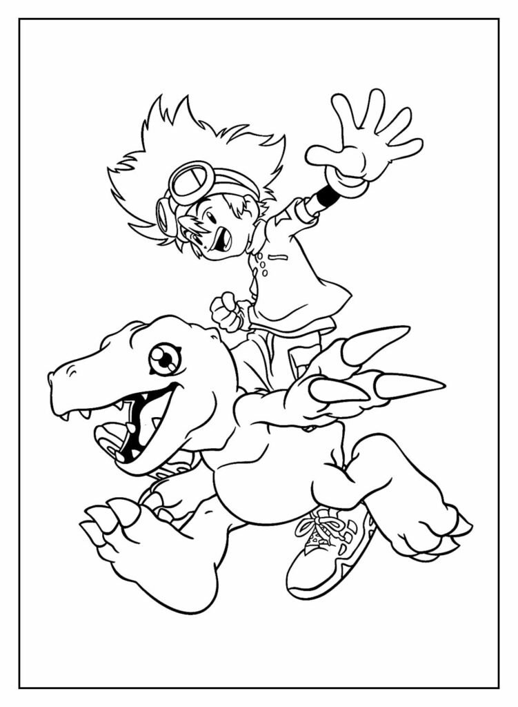 desenhos de digimon para colorir 21 751x1024 1