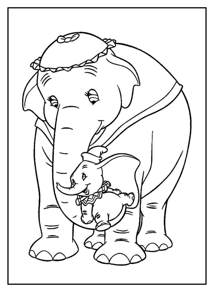 desenhos de dumbo para colorir 11 1