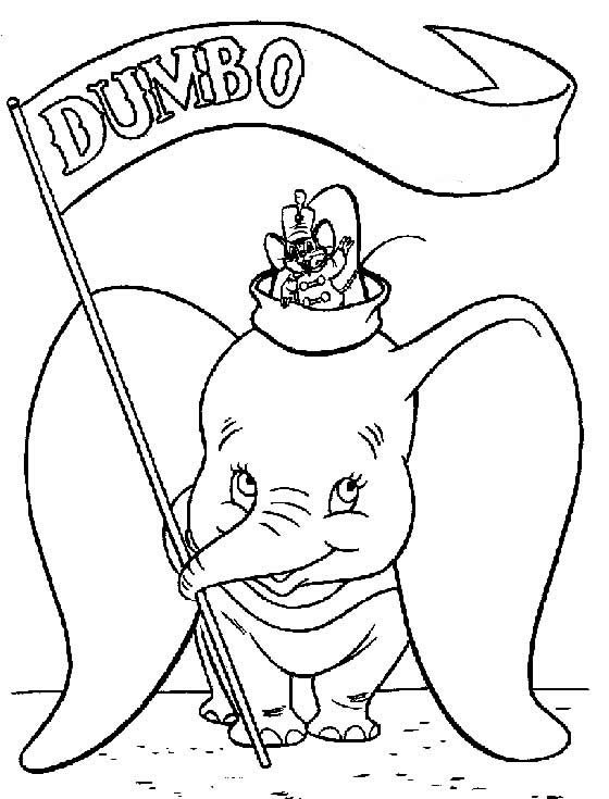 desenhos de dumbo para colorir 1200