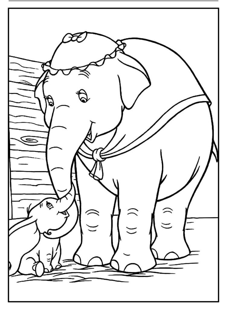desenhos de dumbo para colorir 13 1
