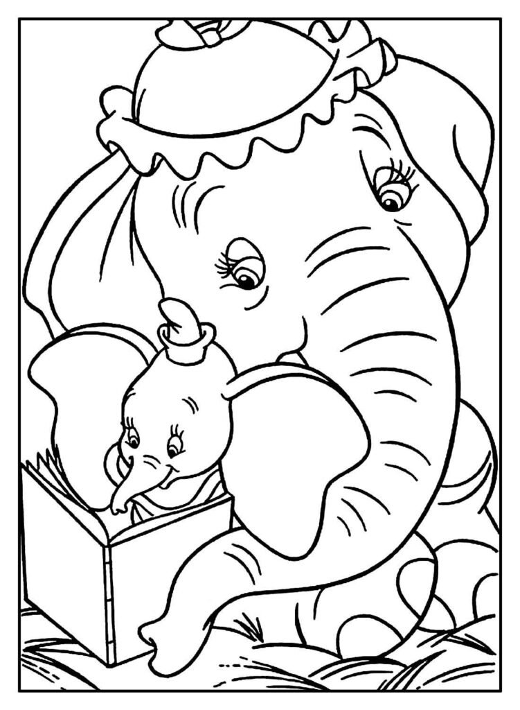 desenhos de dumbo para colorir 14 1