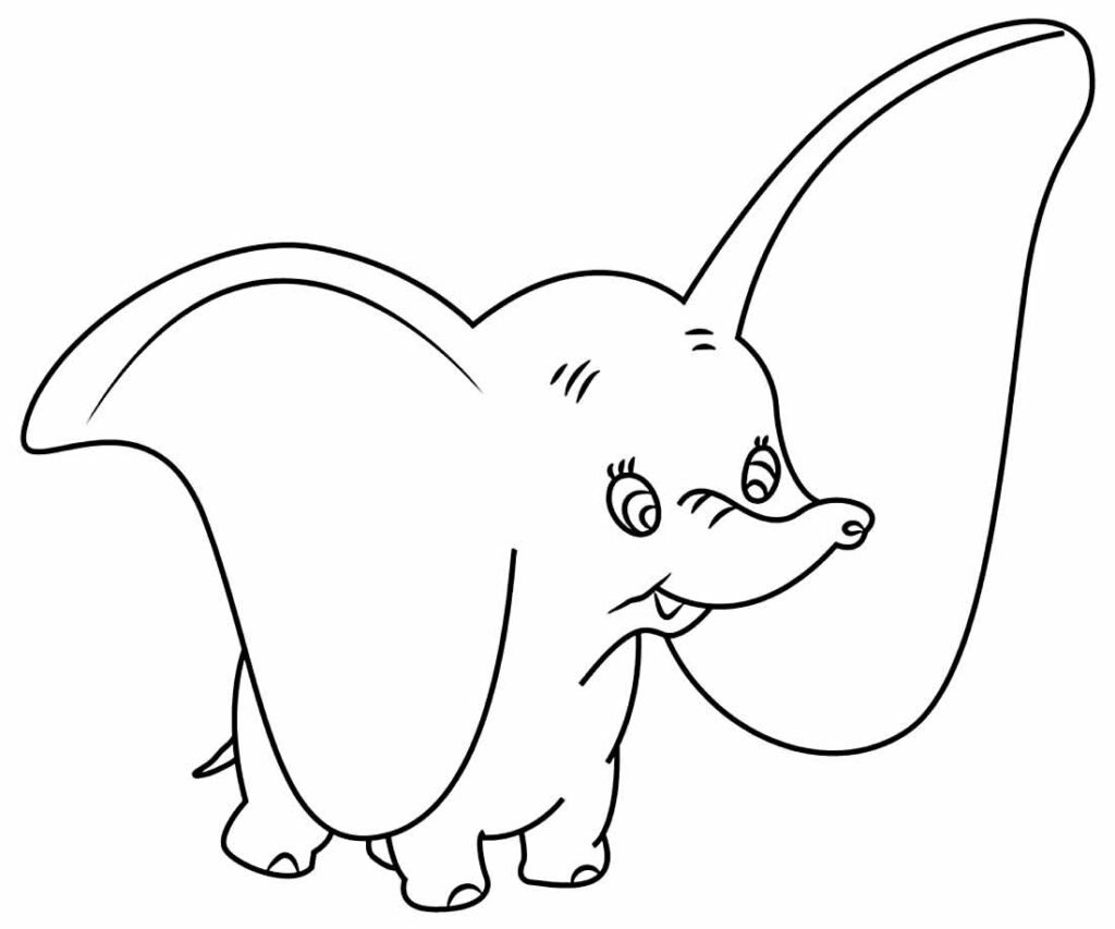 desenhos de dumbo para colorir 29