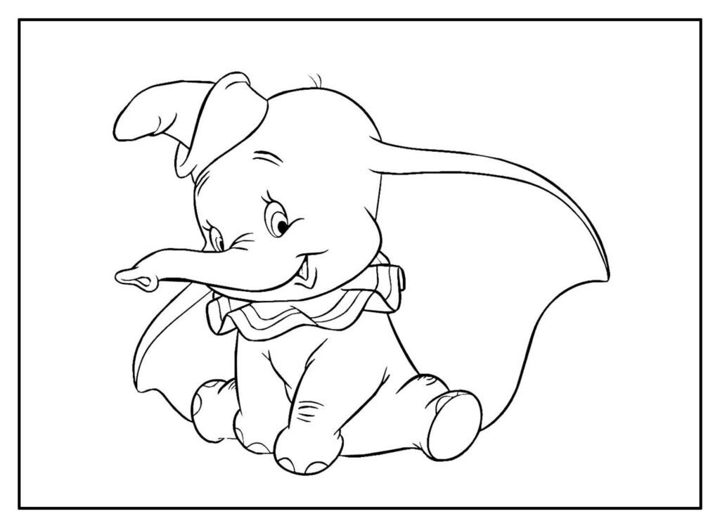 desenhos de dumbo para colorir 3 1