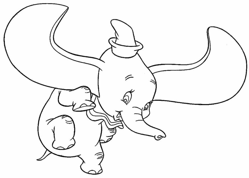 desenhos de dumbo para colorir 30