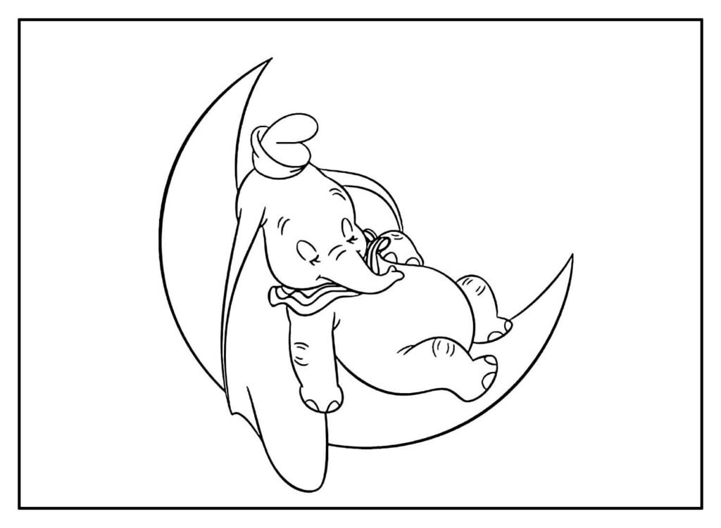 desenhos de dumbo para colorir 4 1