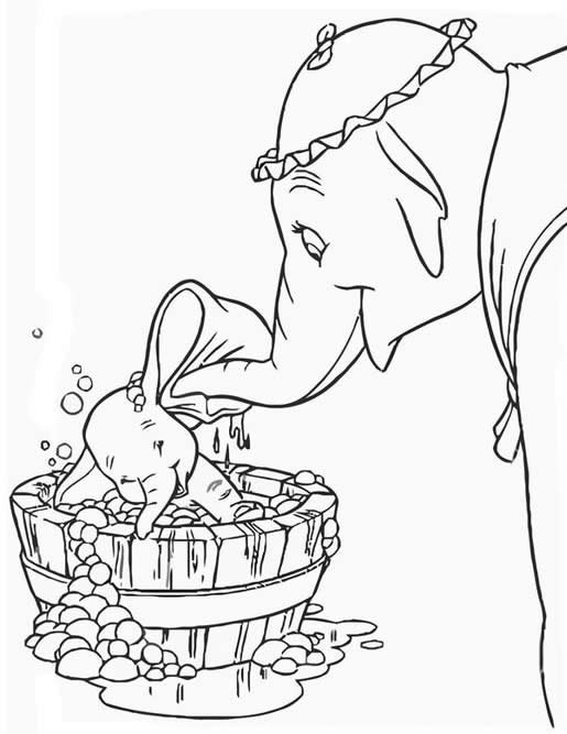 desenhos de dumbo para colorir 700