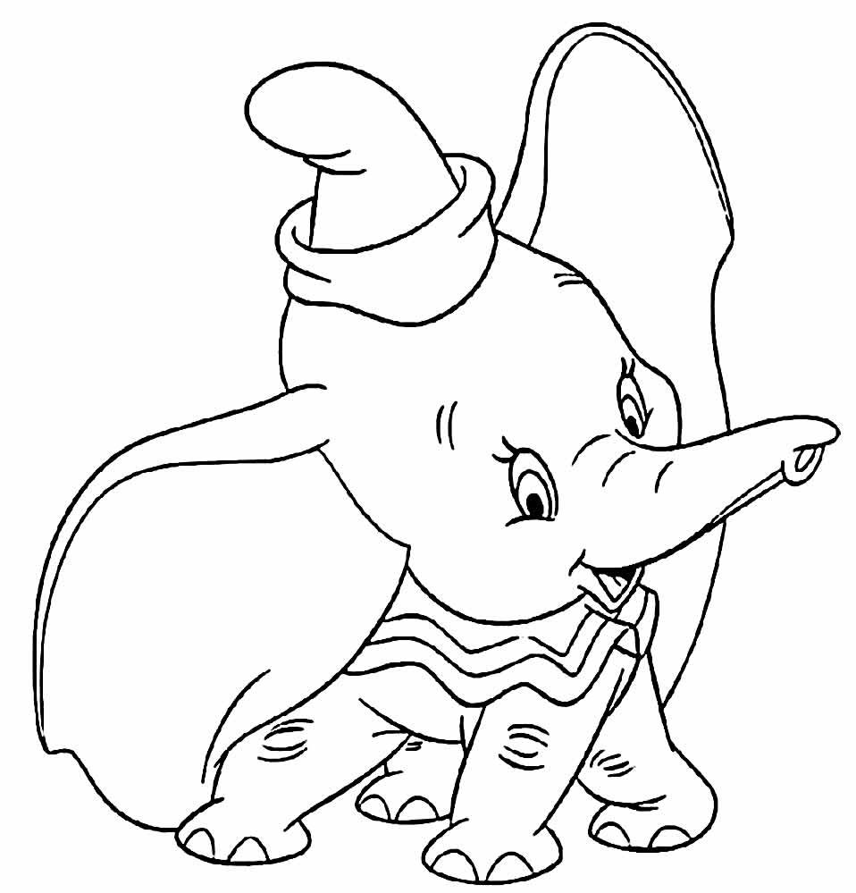 desenhos de dumbo para colorir 9
