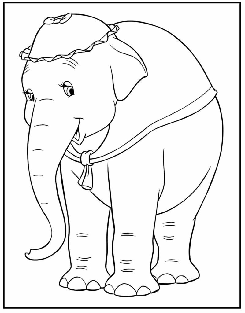 desenhos de dumbo para pintar 10