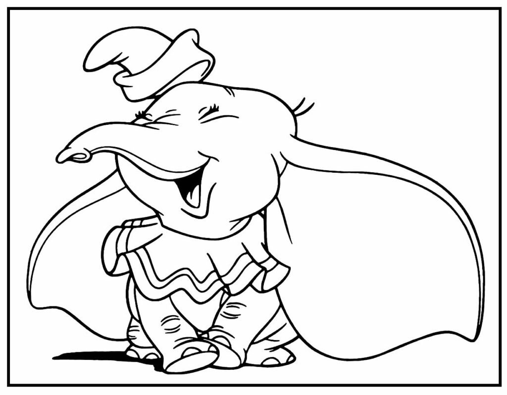 desenhos de dumbo para pintar 9
