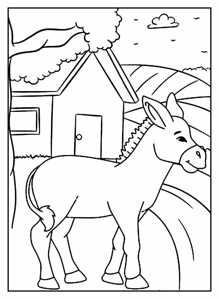 desenhos de fazendinha para colorir 4