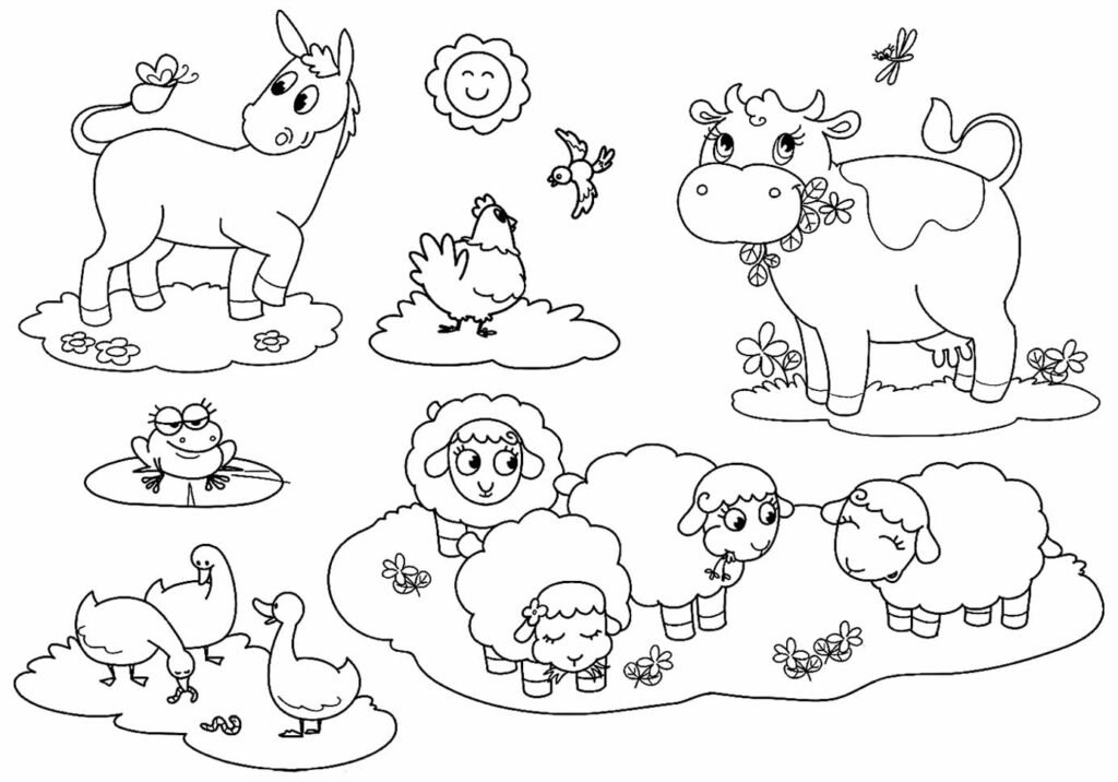 desenhos de fazendinha para colorir 8 desenhos de fazendinha para colorir 8