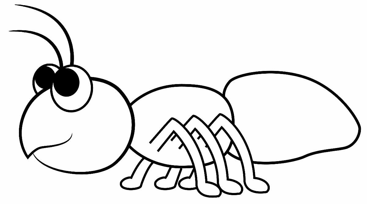 Desenhos de Formiga para Colorir e Imprimir