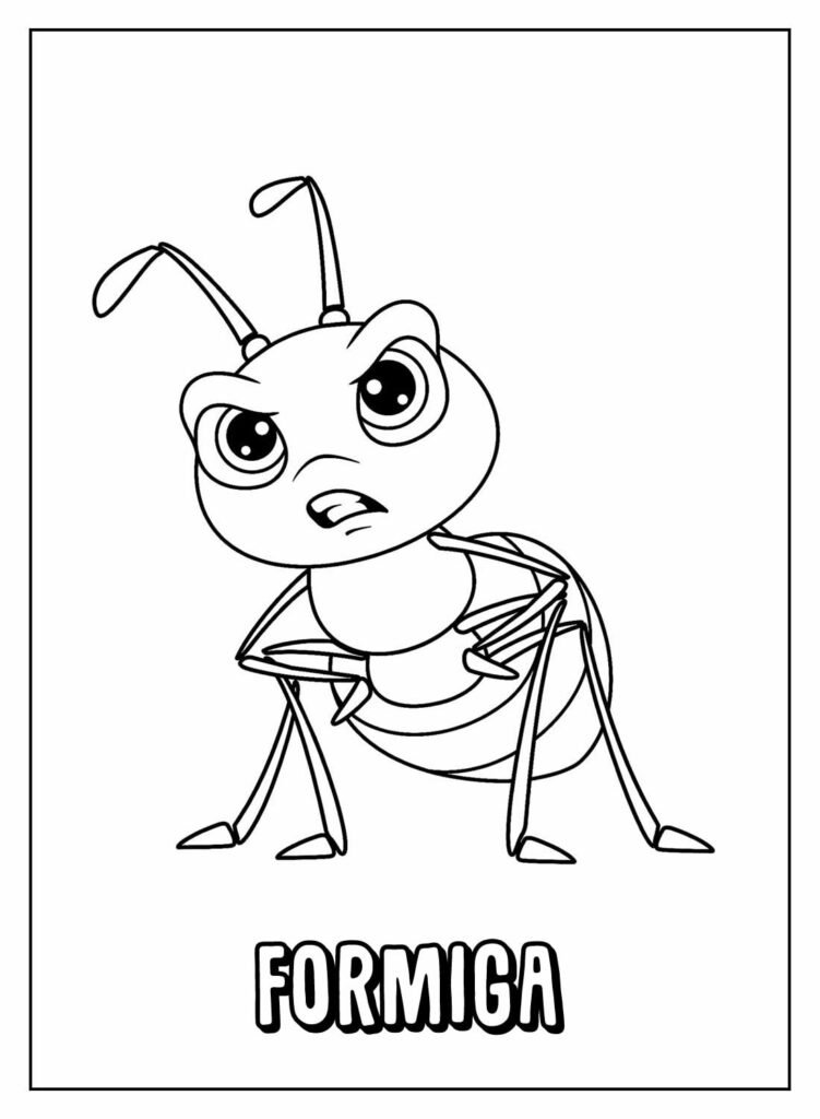 desenhos de formiga para colorir 26