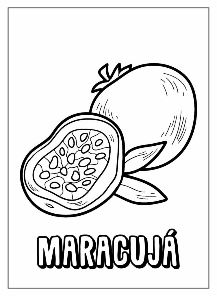 desenhos de frutas com nomes para colorir 16 desenhos de frutas com nomes para colorir 16