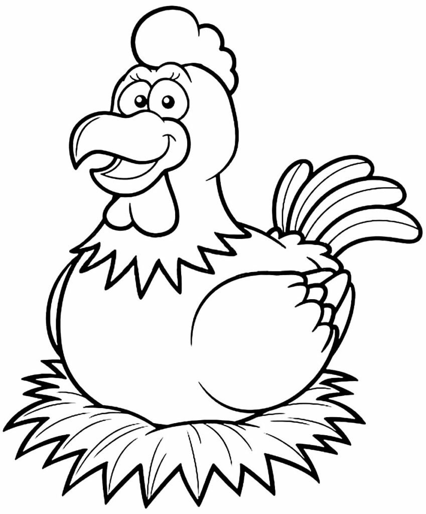 desenhos de galinha para colorir 11 1