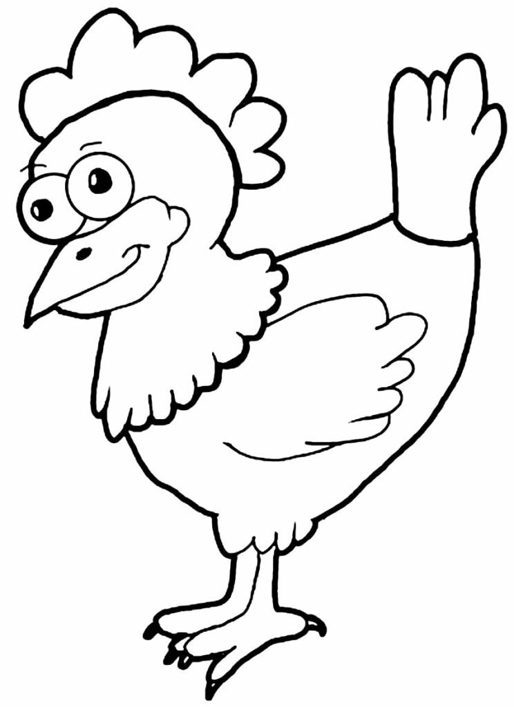 desenhos de galinha para colorir 12