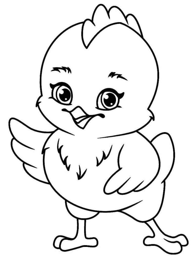 desenhos de galinha para colorir 4a