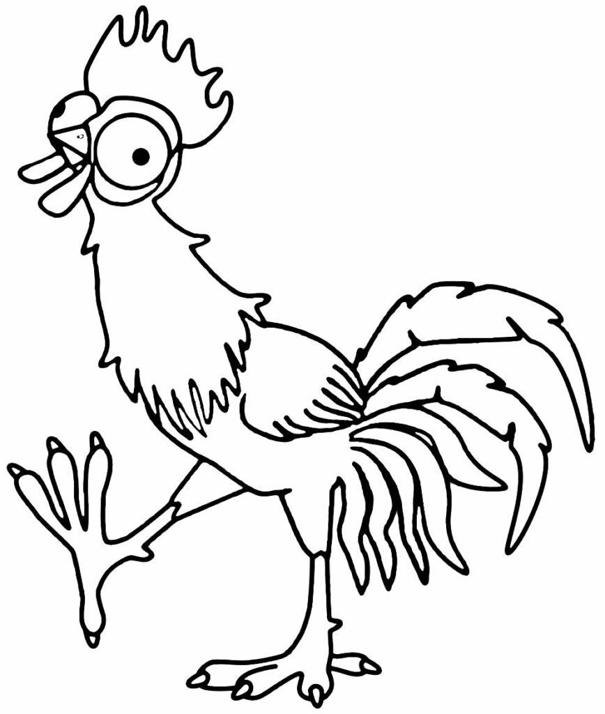 desenhos de galinha para colorir 6