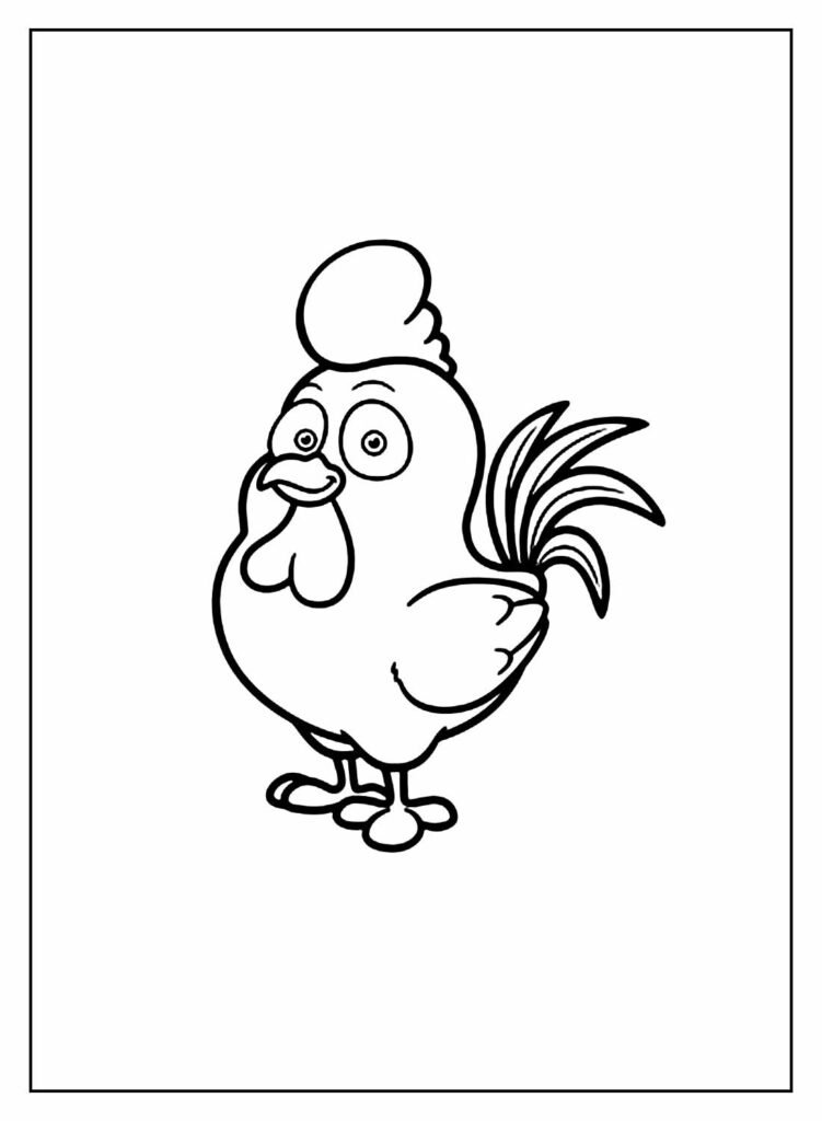 desenhos de galinha para colorir 8 2