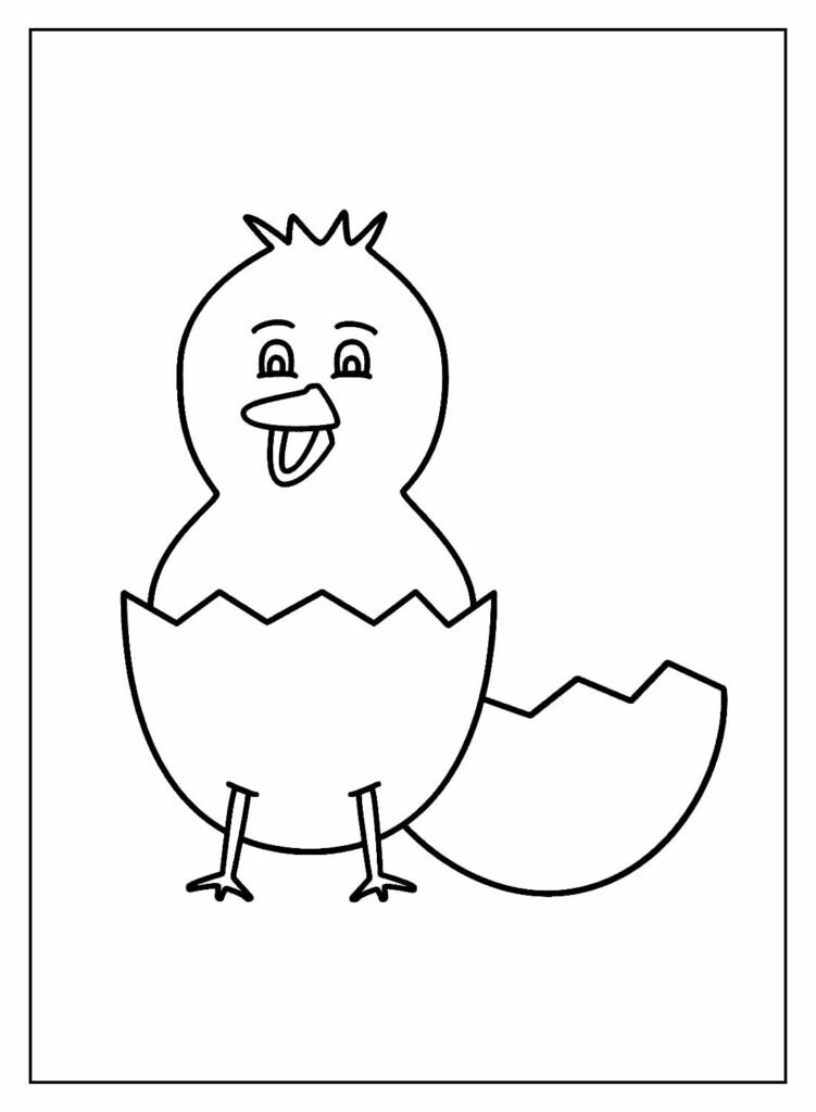 desenhos de galinha para colorir 9 1