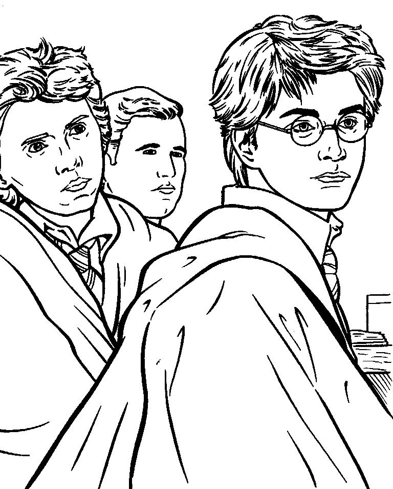 desenhos de harry potter para colorir 10