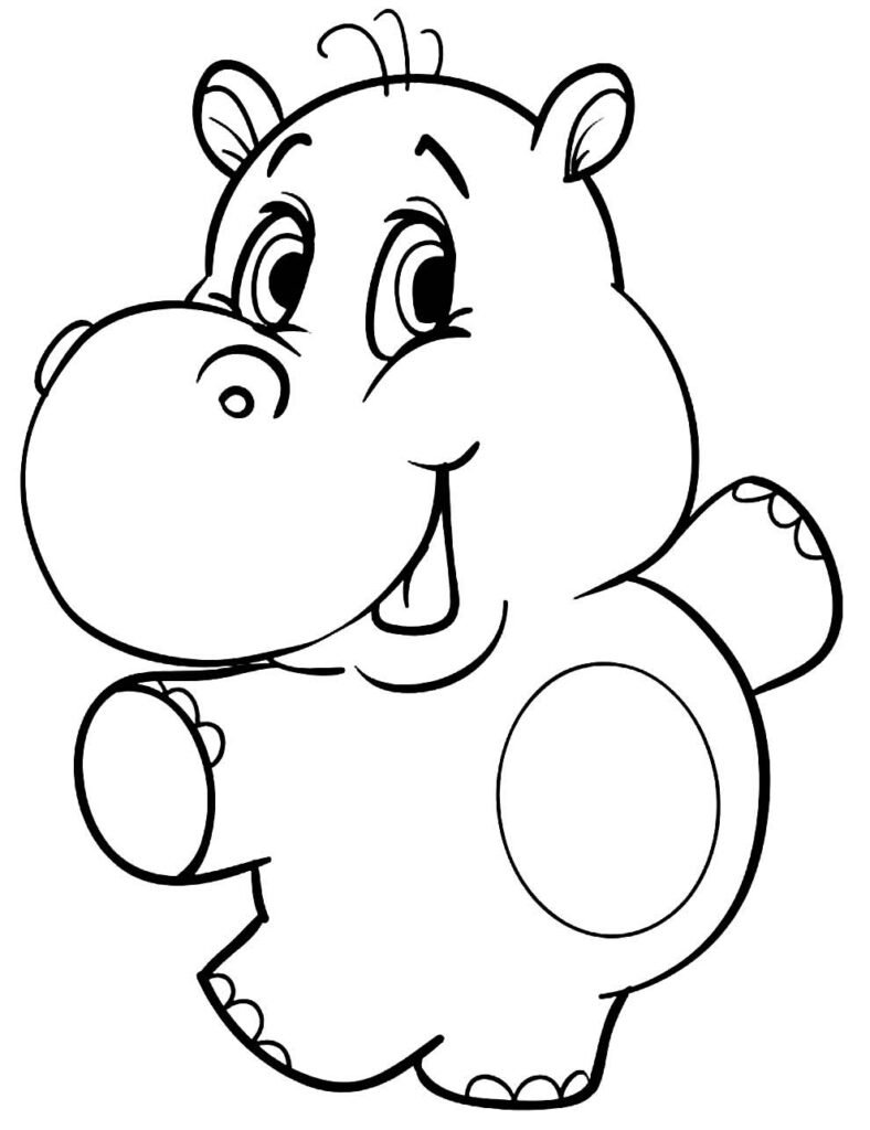 desenhos de hipopotamo para colorir 19 desenhos de hipopotamo para colorir 19