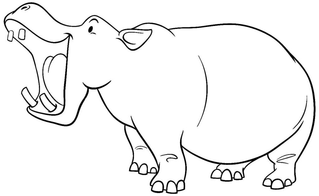 desenhos de hipopotamo para colorir 25