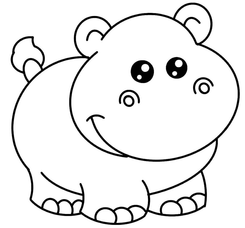 desenhos de hipopotamo para colorir 9 desenhos de hipopotamo para colorir 9