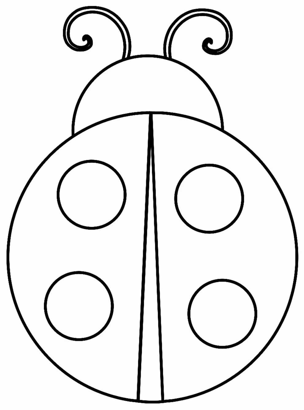 Desenhos de Joaninhas para Colorir e Imprimir - Muito Fácil - Aprender ...
