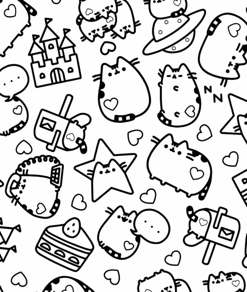 desenhos de kawaii para colorir 11
