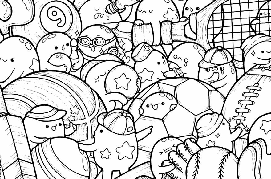 desenhos de kawaii para colorir 15
