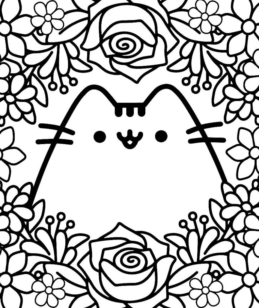 desenhos de kawaii para colorir 2