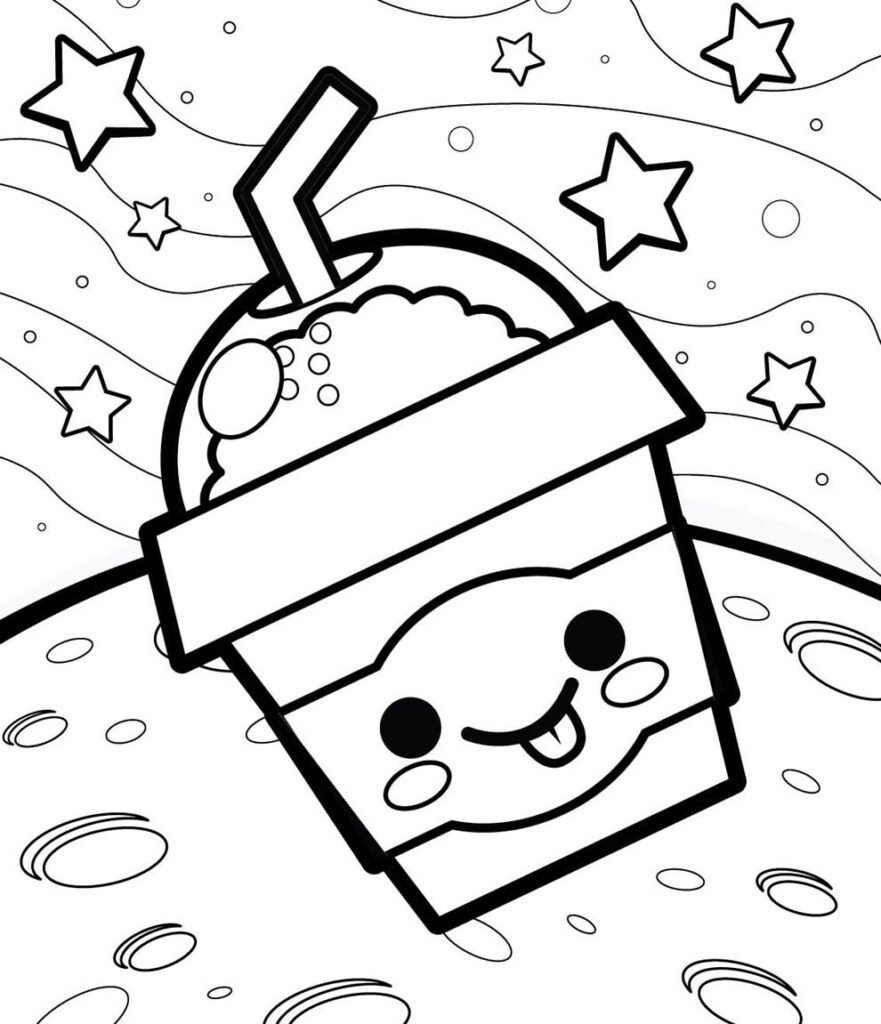 desenhos de kawaii para colorir 3