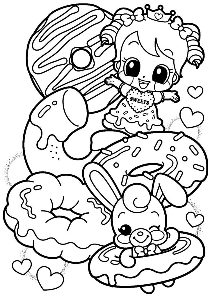 desenhos de kawaii para colorir 6