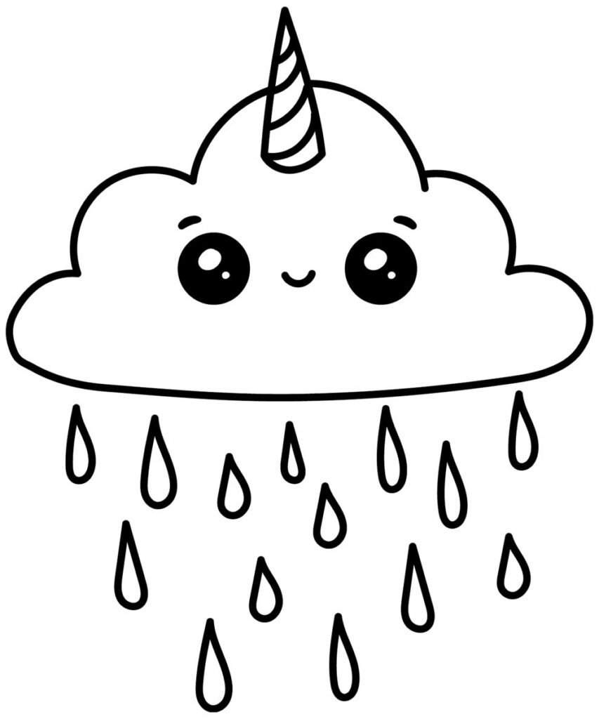 desenhos de kawaii para colorir 8