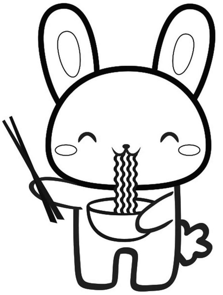 desenhos de kawaii para colorir 9