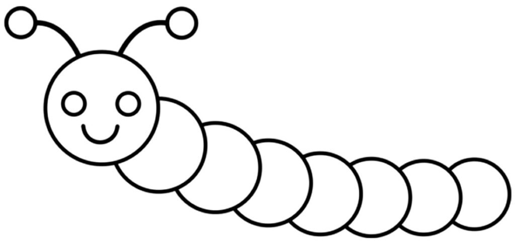 desenhos de lagarta para colorir 12
