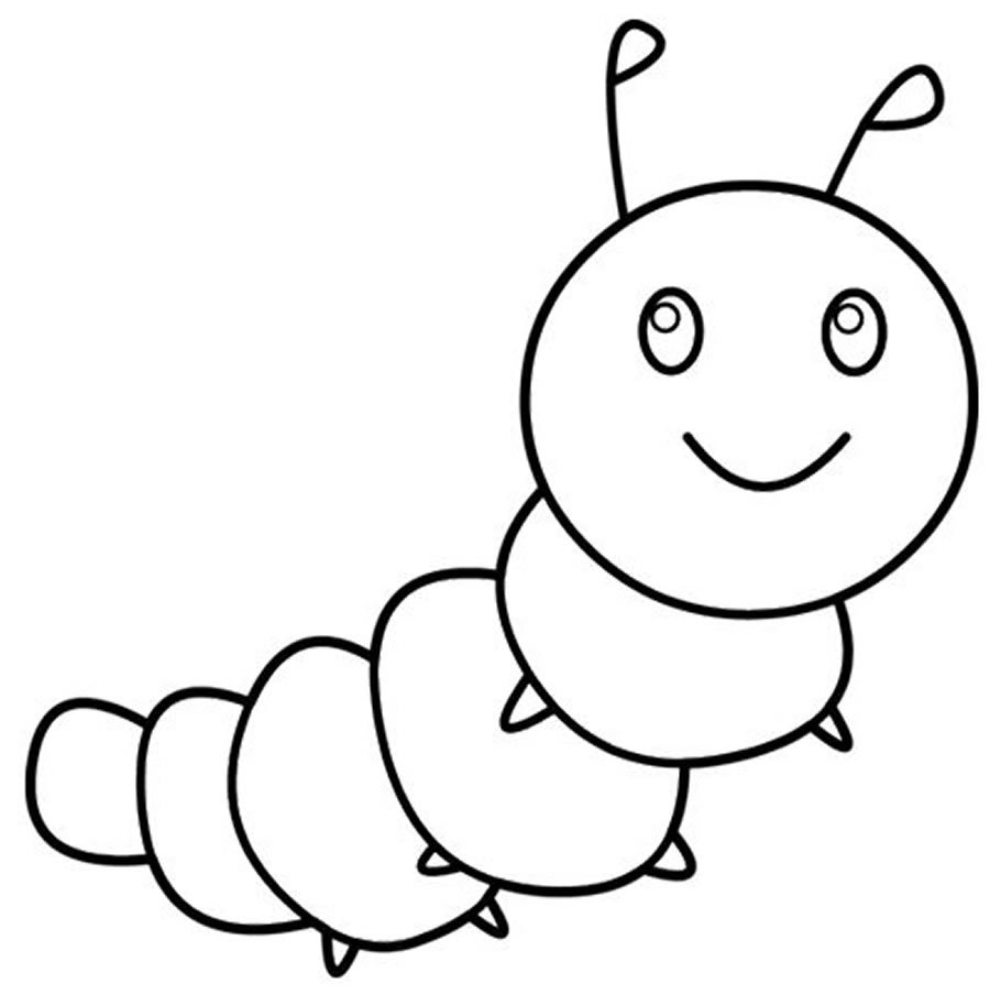 desenhos de lagarta para colorir 3