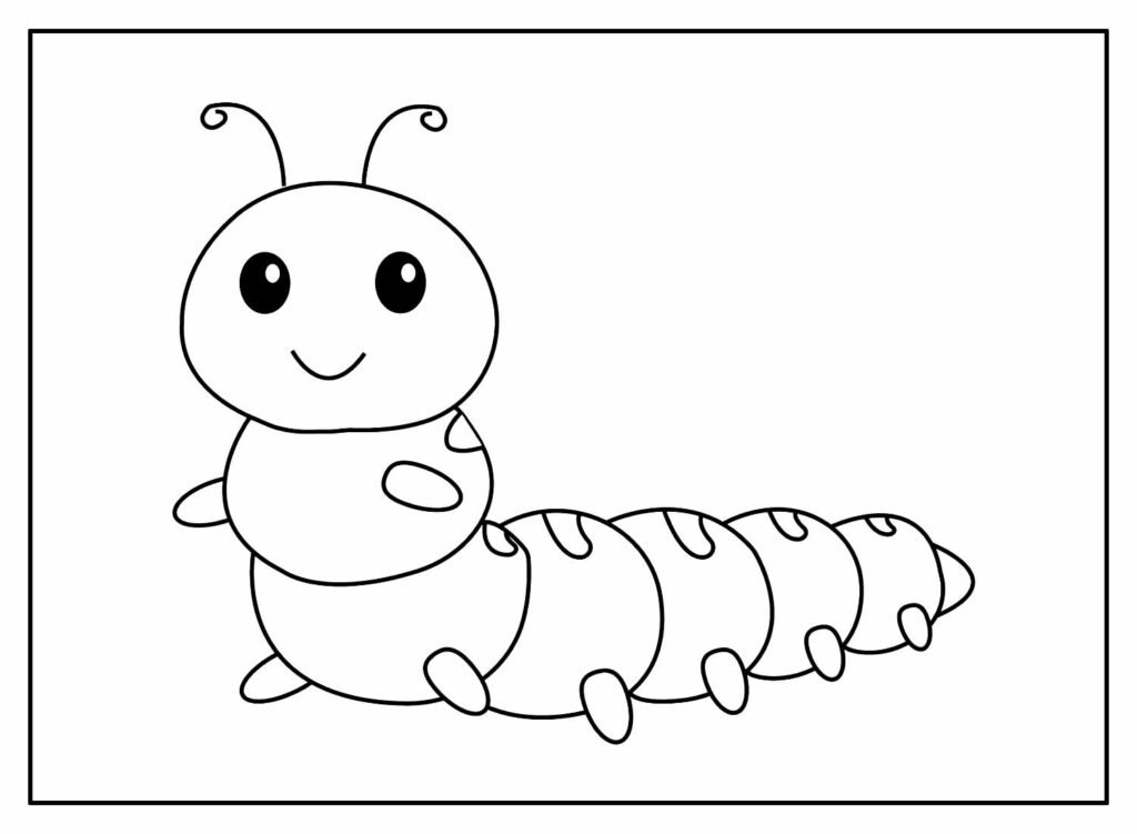 desenhos de lagarta para colorir 5 2