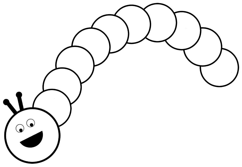 desenhos de lagarta para colorir 700