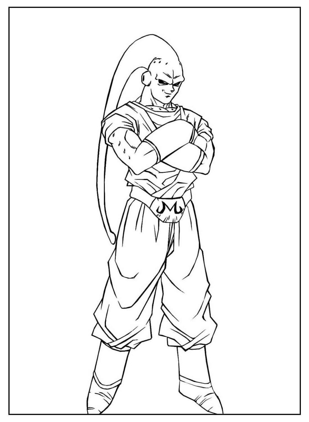 Desenhos do Majin Boo para Colorir e Imprimir