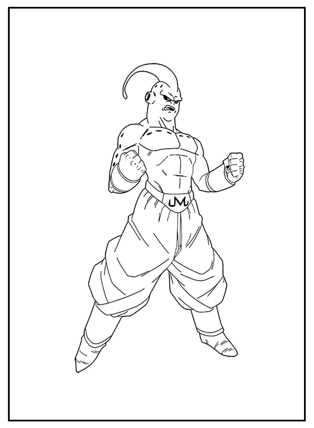 Desenhos do Majin Boo para Colorir e Imprimir